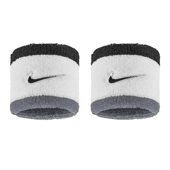 Nike - "Classic" Schweißband (2er-Pack) (Weiß/Grau/Schwarz) - Image 1