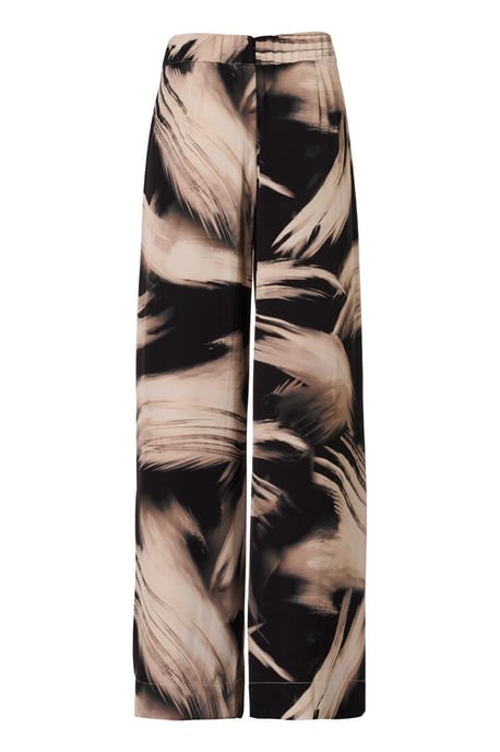 Aiden Printhose Schwarz/Cremeweiß - Image 2