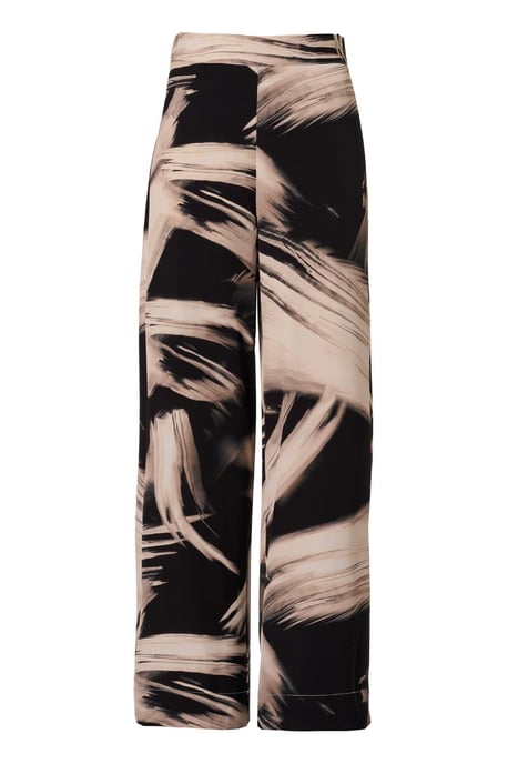 Aiden Printhose Schwarz/Cremeweiß - Image 3