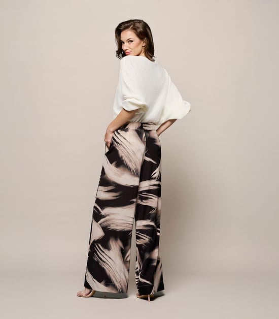 Aiden Printhose Schwarz/Cremeweiß - Image 6