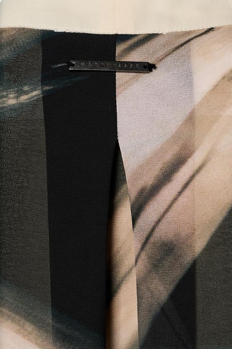 Isabella Print-Top Schwarz/Cremeweiß - Image 5