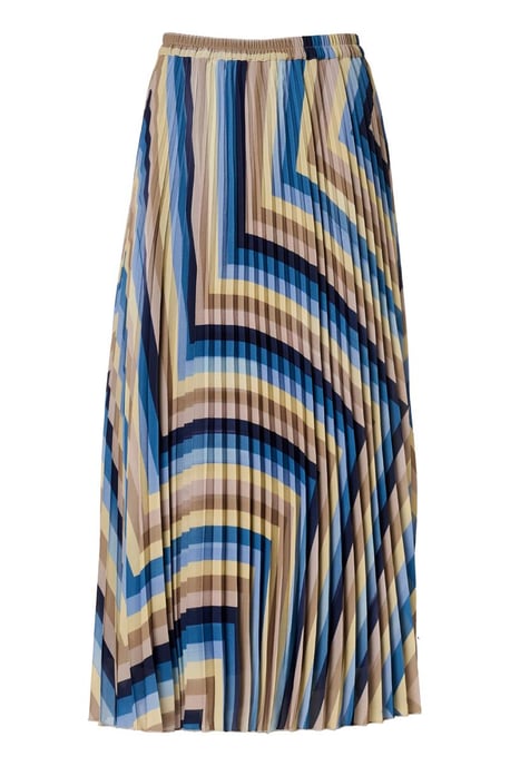 Lara Faltenrock Blau/Mehrfarbig - Image 3