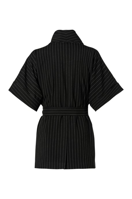 Roseline Kimono Blazer Schwarz/Weiß - Image 4