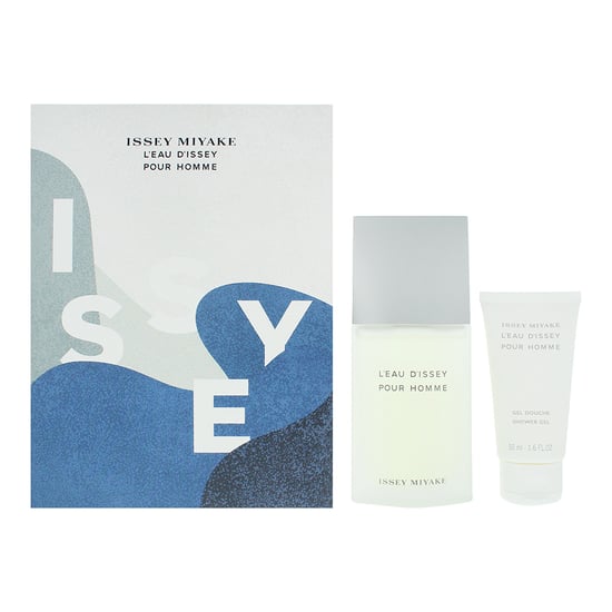 Issey Miyake L'eau D'issey Pour Homme Eau de Toilette 75ml + Duschgel 50ml Geschenkset für ihn - Image 1