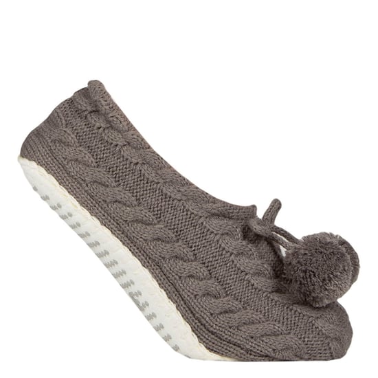 1 Paar Damen Kabelstrick Mokassin-Stiefel - Warme weiche gemütliche Hausschuhe - Image 1