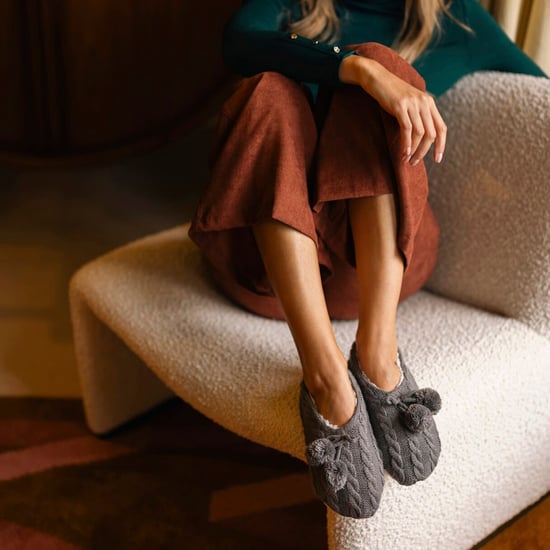 1 Paar Damen Kabelstrick Mokassin-Stiefel - Warme weiche gemütliche Hausschuhe - Image 5