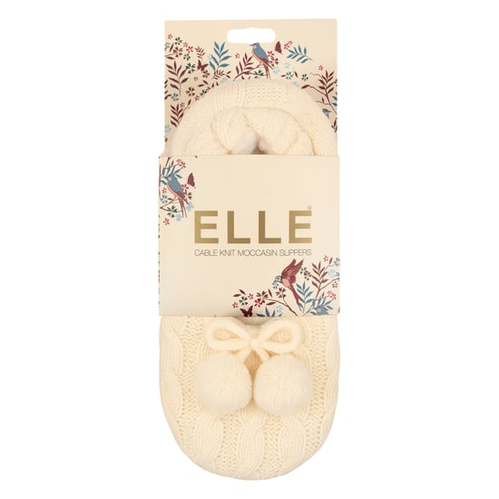 1 Paar Damen Kabelstrick Mokassin-Booties - Warme Weiche Gemütliche Hausschuhe - Image 2