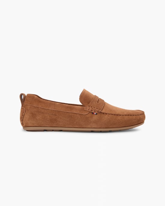 Tommy Hilfiger Core Hilfiger Herren Wildlederfahrer - Coconut Grove Wildlederfahrer in Tan - Image 6