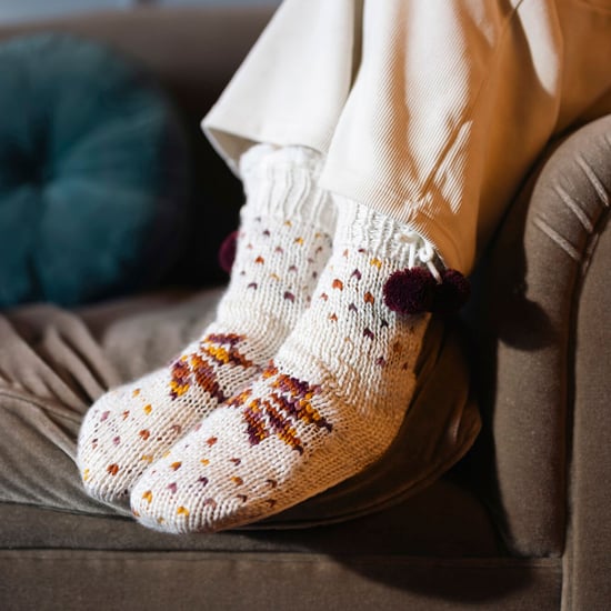 1 Paar Damen Chunky Sherpa gefütterte kuschelige Mokassins mit Pom Pom - Warmer Komfort - Image 3