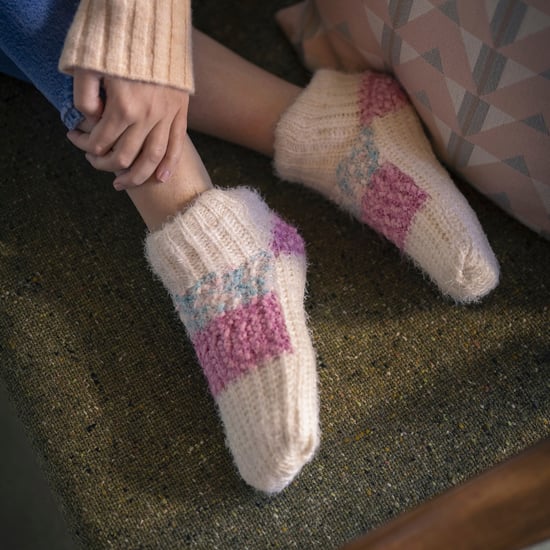 1 Paar Damen Sherpa gefütterte Haussocken - Warm und flauschig für gemütlichen Innenkomfort - Image 3