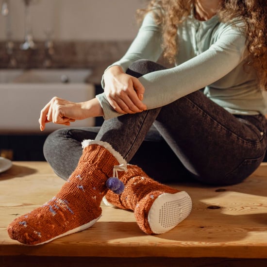 1 Paar Damen Chunky Sherpa gefütterte gemütliche Mokassins mit Pom Pom - Warmer Komfort - Image 3