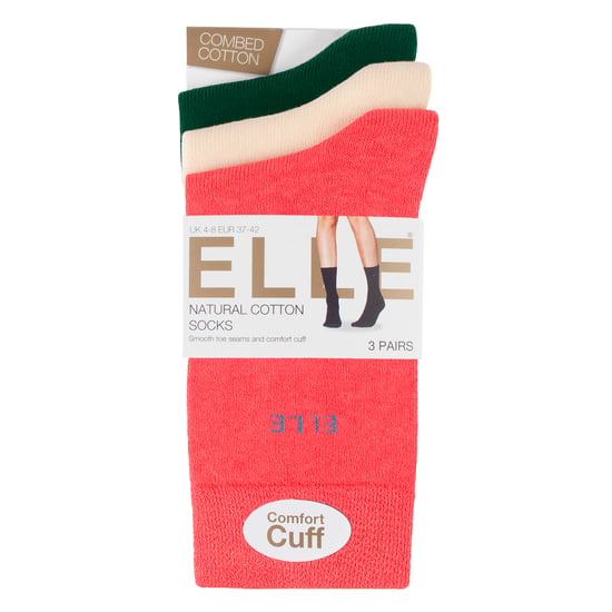 3er-Pack Damen Einfarbige Baumwollsocken - Weich und Atmungsaktiv für den täglichen Komfort - Image 2