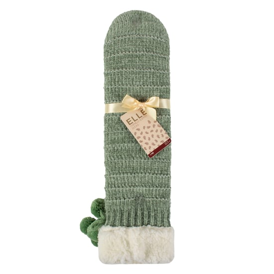 1 Paar Damen Chenille Hausschuh-Socken mit Mokassinsohle - Weiche Gemütlichkeit - Image 2