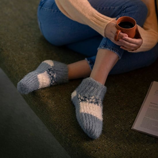 1 Paar Damen Sherpa gefütterte Hausschuhsocken - Warm, plüschig, gemütlicher Komfort für drinnen - Image 3