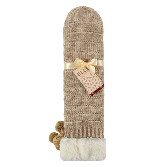 1 Paar Damen Chenille Haussocken mit Mokassinsohle - Weicher, gemütlicher Komfort - Image 2