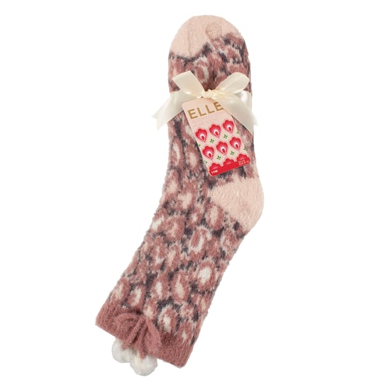 1 Paar Damen Sherpa gefütterte Anti-Rutsch-Socken - Warm Weich Gemütlich Rutschfest Komfort - Image 2
