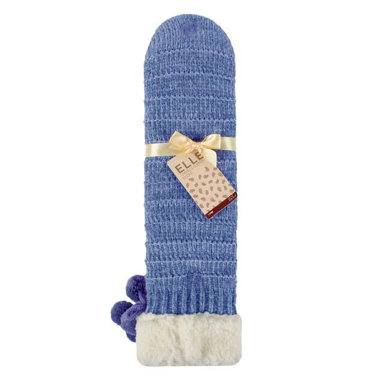 1 Paar Damen Chenille Hausschuhsocken mit Mokassinsohle - Weicher, gemütlicher Komfort - Image 2