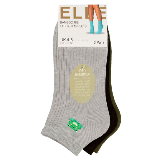 3er-Pack Damen Rippensöckchen mit Rüschenbund - Weicher, stilvoller Alltagsfit - Image 2