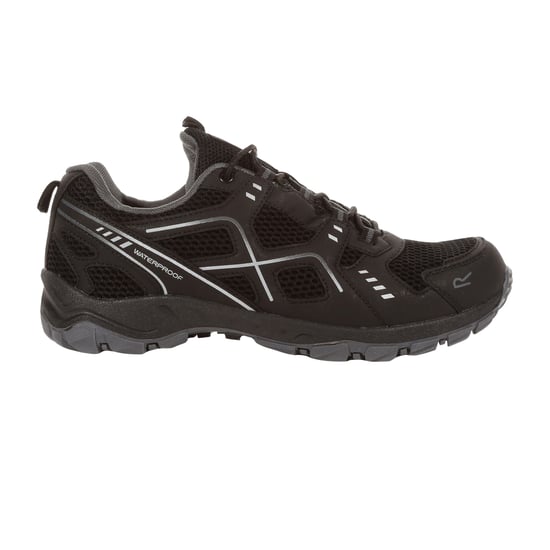 Regatta - Herren Wanderschuhe "Vendeavour", Wasserfest (Schwarz/Granitgrau) - Image 1
