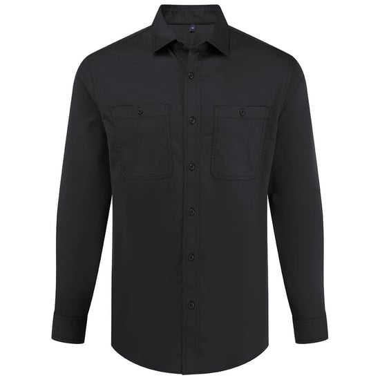 Premier - "Utility 2.0" Diensthemd für Herren/Damen Unisex (Sei Schwarz) - Image 1