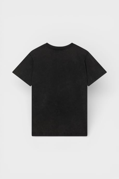 Casablanca Musik Für Das Volk Bedrucktes T-Shirt Verblasstes Schwarz - Image 3