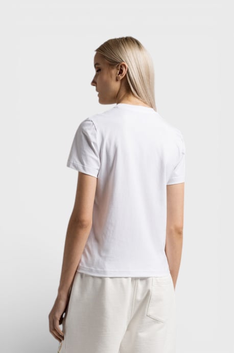 Casablanca Casa Way Damen Bedrucktes Fitted T-Shirt Weiß - Image 5