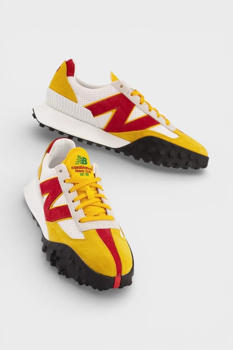 Casablanca x New Balance XC-72 Rote und Gelbe Unisex-Sneaker - Image 6