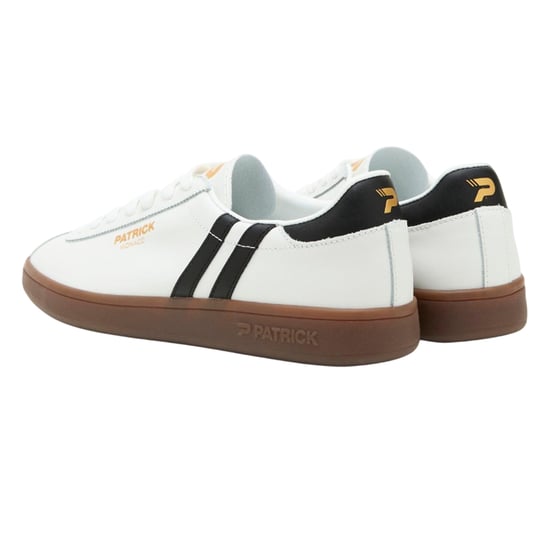Patrick - "Monaco" Sneaker für Herren, Wildleder, Cupsohle (Weiß/Schwarz/dunkeles Gummi) - Image 2