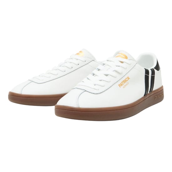 Patrick - "Monaco" Sneaker für Herren, Wildleder, Cupsohle (Weiß/Schwarz/dunkeles Gummi) - Image 3