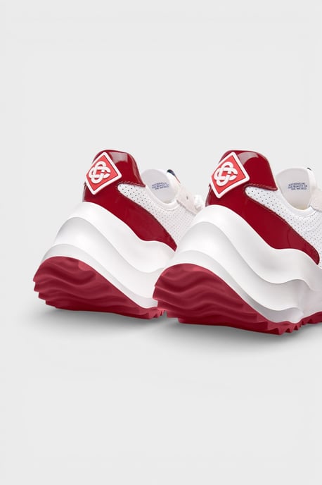Casablanca Atlantis Herren Sneaker Weiß/Rot - Image 3