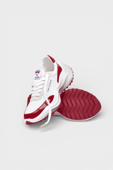 Casablanca Atlantis Herren Sneaker Weiß/Rot - Image 6