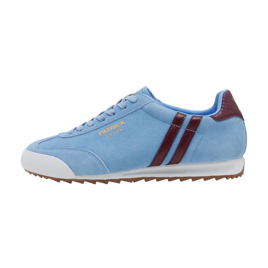 Patrick - "Dijon" Sneaker für Herren, Wildleder (Himmelblau/Burgunderrot/Weiß) - Image 3