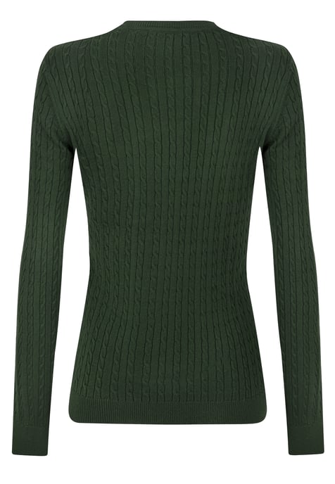 Pullover Zopfmuster Pullover Mit Rundhals - Image 3