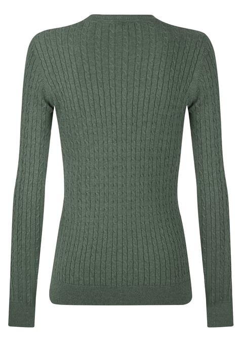 Pullover Zopfmuster Pullover Mit Rundhals - Image 3