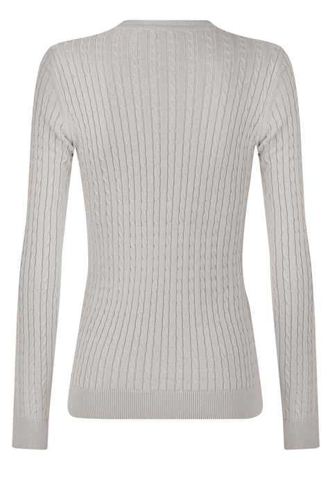 Pullover Zopfmuster Pullover Mit Rundhals - Image 3