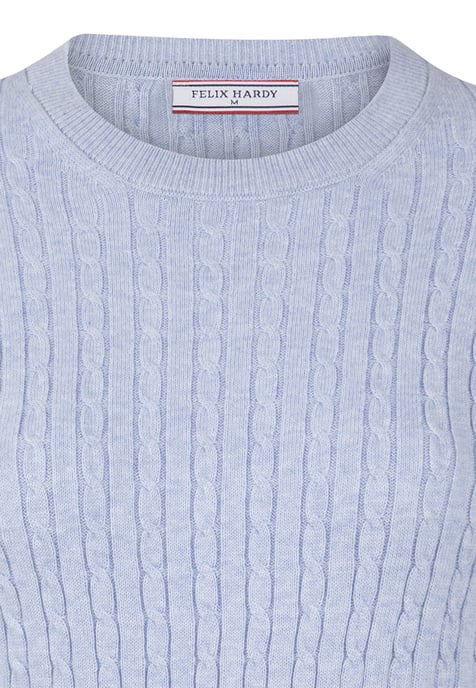 Pullover Zopfmuster Pullover Mit Rundhals - Image 2