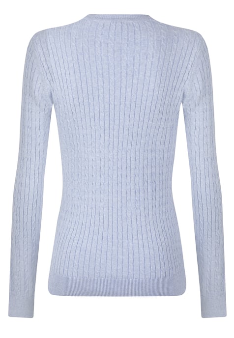 Pullover Zopfmuster Pullover Mit Rundhals - Image 3