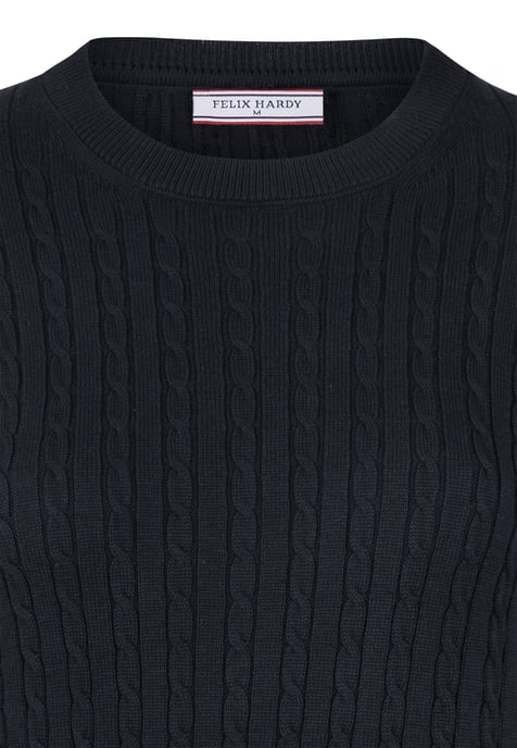Pullover Zopfmuster Pullover Mit Rundhals - Image 2