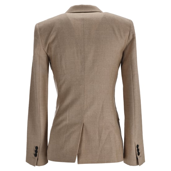 Theory Eleganter Blazer aus beiger Schurwolle - Image 3