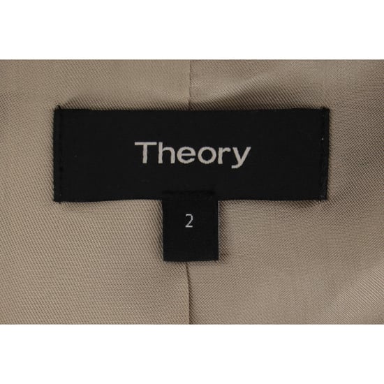 Theory Eleganter Blazer aus beiger Schurwolle - Image 4