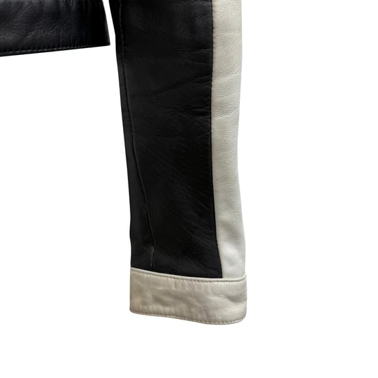 Maje Zweifarbige Jacke aus schwarzem Polyester - Image 2