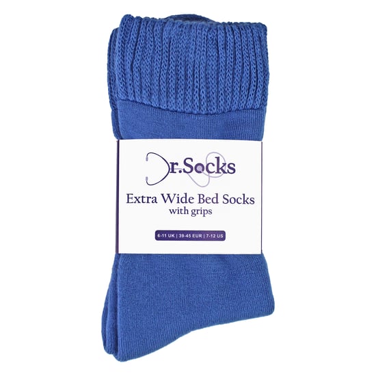 Herren Extra Breite Winterbett Socken mit Griffen | Rutschfeste Thermo-Schlafsocken - Image 2