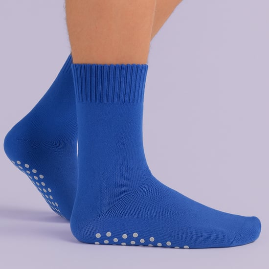 Herren Extra Breite Winterbett Socken mit Griffen | Rutschfeste Thermo-Schlafsocken - Image 5