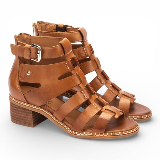 Pikolinos Damen-Gladiator-Sandalen aus braunem Leder mit Blockabsatz - Blanes - Image 4