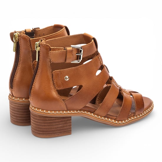 Pikolinos Damen-Gladiator-Sandalen aus braunem Leder mit Blockabsatz - Blanes - Image 5