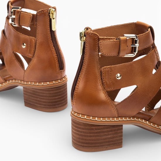Pikolinos Damen-Gladiator-Sandalen aus braunem Leder mit Blockabsatz - Blanes - Image 6