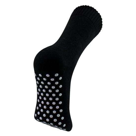Herren Extraweite Winterbett-Socken mit Grip | Rutschfeste thermische Schlafsocken - Image 3