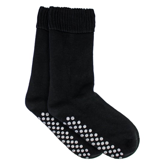 Herren Extraweite Winterbett-Socken mit Grip | Rutschfeste thermische Schlafsocken - Image 4
