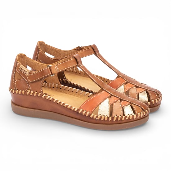 Pikolinos Damen-Keilsandalen aus braunem Leder - Cadaques - Image 4