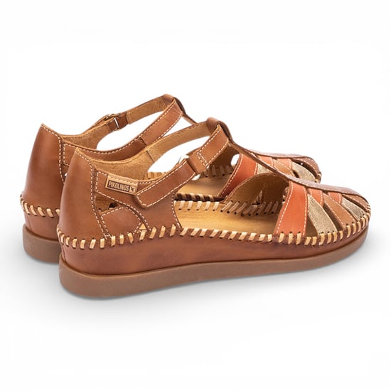 Pikolinos Damen-Keilsandalen aus braunem Leder - Cadaques - Image 5